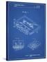 PP319-Blueprint Cassette Tape Patent Poster-Cole Borders-Stretched Canvas