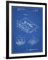 PP319-Blueprint Cassette Tape Patent Poster-Cole Borders-Framed Giclee Print