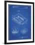 PP319-Blueprint Cassette Tape Patent Poster-Cole Borders-Framed Giclee Print