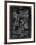 PP32 Black Grunge-Borders Cole-Framed Giclee Print