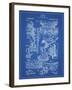 PP32 Blueprint-Borders Cole-Framed Giclee Print