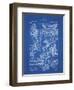 PP32 Blueprint-Borders Cole-Framed Giclee Print