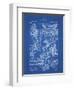 PP32 Blueprint-Borders Cole-Framed Giclee Print