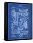 PP32 Blueprint-Borders Cole-Framed Stretched Canvas