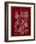 PP32 Burgundy-Borders Cole-Framed Premium Giclee Print