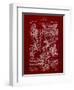 PP32 Burgundy-Borders Cole-Framed Premium Giclee Print