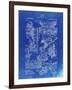 PP32 Faded Blueprint-Borders Cole-Framed Giclee Print