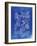 PP32 Faded Blueprint-Borders Cole-Framed Giclee Print