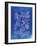 PP32 Faded Blueprint-Borders Cole-Framed Giclee Print