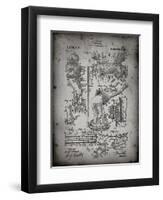 PP32 Faded Grey-Borders Cole-Framed Premium Giclee Print