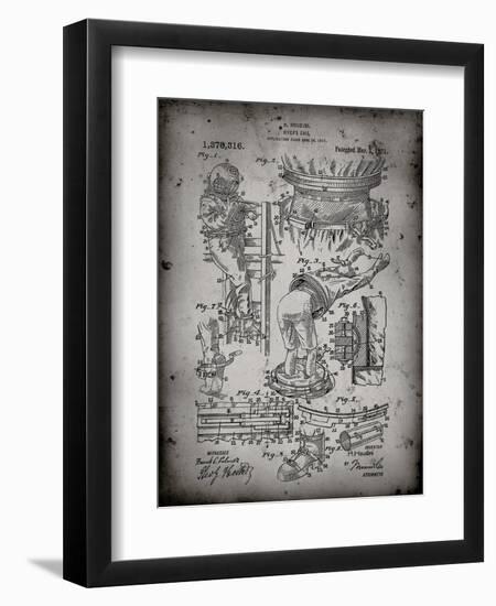 PP32 Faded Grey-Borders Cole-Framed Premium Giclee Print