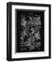 PP32 Vintage Black-Borders Cole-Framed Premium Giclee Print