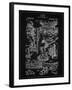 PP32 Vintage Black-Borders Cole-Framed Giclee Print