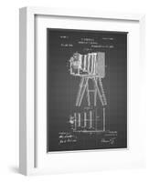 PP33 Black Grid-Borders Cole-Framed Giclee Print