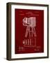 PP33 Burgundy-Borders Cole-Framed Giclee Print