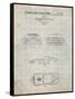 PP339-Antique Grid Parchment 1966 Corvette Mako Shark II Patent Poster-Cole Borders-Framed Stretched Canvas