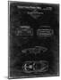 PP339-Black Grunge 1966 Corvette Mako Shark II Patent Poster-Cole Borders-Mounted Giclee Print