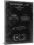 PP339-Black Grunge 1966 Corvette Mako Shark II Patent Poster-Cole Borders-Mounted Giclee Print