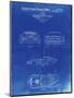 PP339-Faded Blueprint 1966 Corvette Mako Shark II Patent Poster-Cole Borders-Mounted Giclee Print