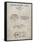 PP339-Sandstone 1966 Corvette Mako Shark II Patent Poster-Cole Borders-Framed Stretched Canvas