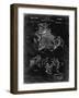 PP34 Black Grunge-Borders Cole-Framed Giclee Print