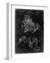 PP34 Black Grunge-Borders Cole-Framed Giclee Print