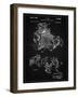 PP34 Vintage Black-Borders Cole-Framed Giclee Print