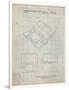 PP346-Antique Grid Parchment Nintendo DS Patent Poster-Cole Borders-Framed Giclee Print