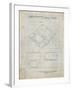 PP346-Antique Grid Parchment Nintendo DS Patent Poster-Cole Borders-Framed Giclee Print