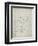 PP346-Antique Grid Parchment Nintendo DS Patent Poster-Cole Borders-Framed Giclee Print