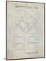 PP346-Antique Grid Parchment Nintendo DS Patent Poster-Cole Borders-Mounted Giclee Print