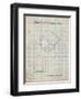 PP346-Antique Grid Parchment Nintendo DS Patent Poster-Cole Borders-Framed Premium Giclee Print