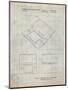 PP346-Antique Grid Parchment Nintendo DS Patent Poster-Cole Borders-Mounted Premium Giclee Print