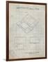 PP346-Antique Grid Parchment Nintendo DS Patent Poster-Cole Borders-Framed Premium Giclee Print