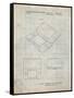 PP346-Antique Grid Parchment Nintendo DS Patent Poster-Cole Borders-Framed Stretched Canvas