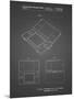 PP346-Black Grid Nintendo DS Patent Poster-Cole Borders-Mounted Premium Giclee Print