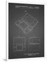 PP346-Black Grid Nintendo DS Patent Poster-Cole Borders-Framed Giclee Print