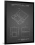 PP346-Black Grid Nintendo DS Patent Poster-Cole Borders-Framed Giclee Print