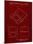 PP346-Burgundy Nintendo DS Patent Poster-Cole Borders-Mounted Premium Giclee Print