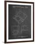 PP346-Chalkboard Nintendo DS Patent Poster-Cole Borders-Framed Giclee Print