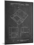 PP346-Chalkboard Nintendo DS Patent Poster-Cole Borders-Mounted Giclee Print