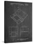 PP346-Chalkboard Nintendo DS Patent Poster-Cole Borders-Stretched Canvas