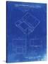 PP346-Faded Blueprint Nintendo DS Patent Poster-Cole Borders-Stretched Canvas