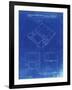 PP346-Faded Blueprint Nintendo DS Patent Poster-Cole Borders-Framed Giclee Print