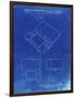 PP346-Faded Blueprint Nintendo DS Patent Poster-Cole Borders-Framed Premium Giclee Print