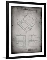 PP346-Faded Grey Nintendo DS Patent Poster-Cole Borders-Framed Giclee Print