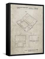 PP346-Sandstone Nintendo DS Patent Poster-Cole Borders-Framed Stretched Canvas