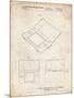 PP346-Vintage Parchment Nintendo DS Patent Poster-Cole Borders-Mounted Premium Giclee Print