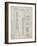 PP35 Antique Grid Parchment-Borders Cole-Framed Giclee Print