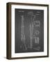 PP35 Black Grid-Borders Cole-Framed Giclee Print